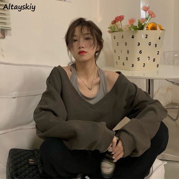 womens hoodies sweatshirts fall sweatshirt women harajuku chic ins fake two piece street teens outerwear allmatch long sleeve cropped clothe, Black
womens hoodies sweatshirts fall sweatshirt women harajuku chic ins fake two piece street teens outerwear allmatch long sleeve cropped clothe, Black