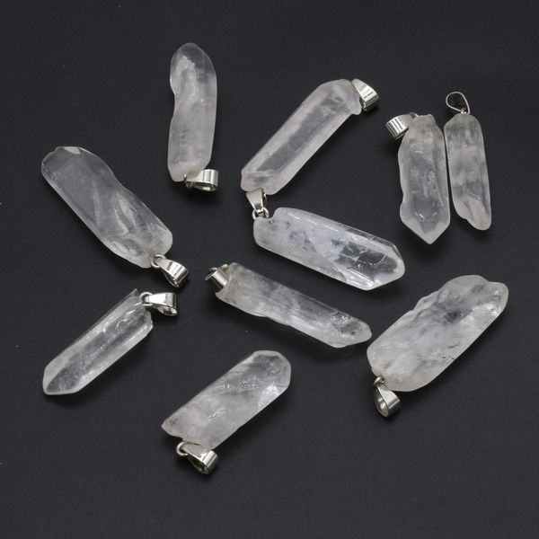 natural gem stone charms white crystal irregular shape pendant reiki healing energy jewelry making necklace, Bronze;silver
natural gem stone charms white crystal irregular shape pendant reiki healing energy jewelry making necklace, Bronze;silver