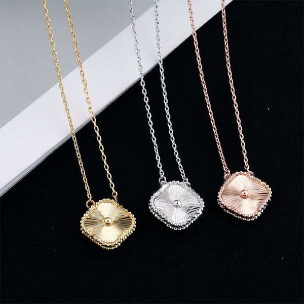 brand luxury 316l titanium steel pendant necklace 18k gold plated women charming clover single flower necklace stainless steel designer neck, Silver
brand luxury 316l titanium steel pendant necklace 18k gold plated women charming clover single flower necklace stainless steel designer neck, Silver