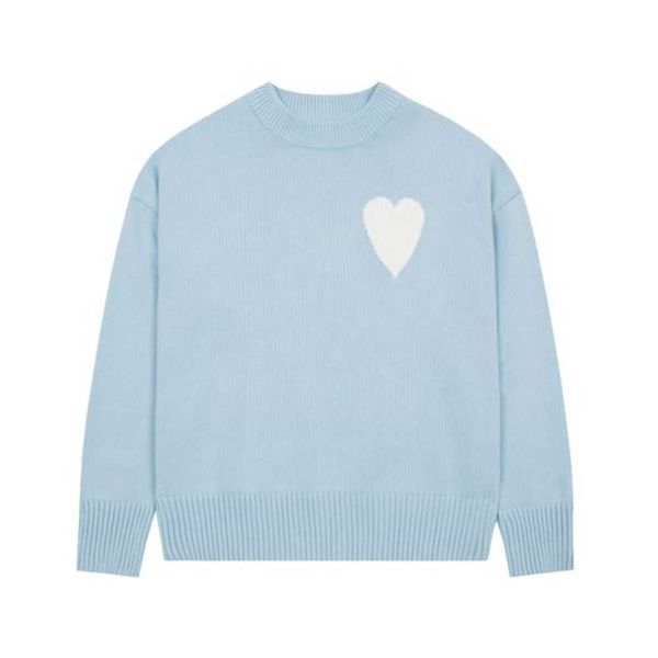 23new men's sweaters paris fashion mens designer amies knitted embroidered red heart solid color big love round neck short sleeve eoiu, White;black
23new men's sweaters paris fashion mens designer amies knitted embroidered red heart solid color big love round neck short sleeve eoiu, White;black