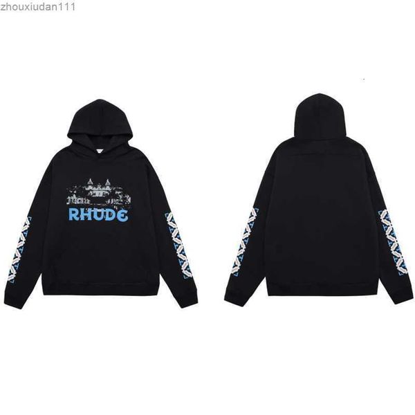 men's hoodie crewneck sweatshirt 2023 new fashion brand rhude loose pure cotton oversize for men and women, Black
men's hoodie crewneck sweatshirt 2023 new fashion brand rhude loose pure cotton oversize for men and women, Black