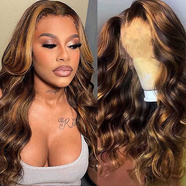 synthetic wigs highlight body wave synthetic lace front wigs for black women long wavy heat resistant fiber hair party daily 230227
synthetic wigs highlight body wave synthetic lace front wigs for black women long wavy heat resistant fiber hair party daily 230227
