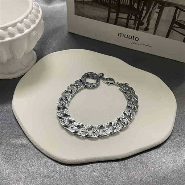 bracelet ancient made old pattern carved chain interlocking letter bracelet men's and women's lovers' girlfriends gift, Black
bracelet ancient made old pattern carved chain interlocking letter bracelet men's and women's lovers' girlfriends gift, Black