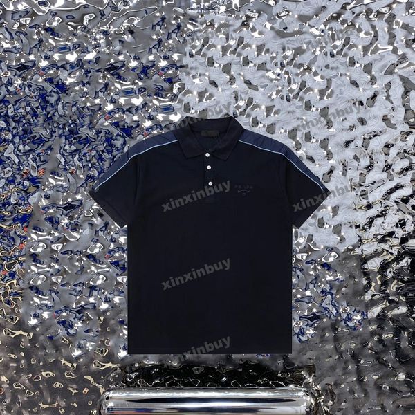 xinxinbuy men designer tee t shirt 23ss shoulder nylon panelled short sleeve cotton women blue black s-2xl, Black;brown
xinxinbuy men designer tee t shirt 23ss shoulder nylon panelled short sleeve cotton women blue black s-2xl, Black;brown