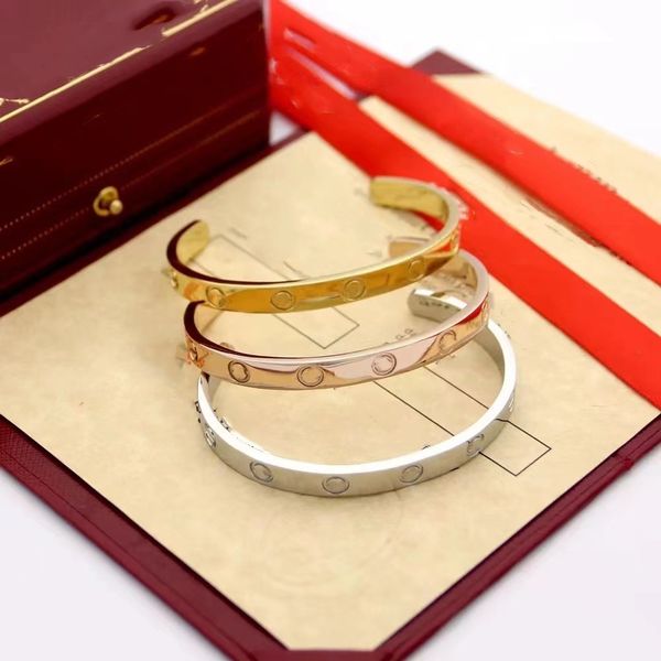 luxury designer bracelet gold diamond bracelet classic opening love cuff bracelet jewelry stainless steel bracelet couple party gift, Black
luxury designer bracelet gold diamond bracelet classic opening love cuff bracelet jewelry stainless steel bracelet couple party gift, Black
