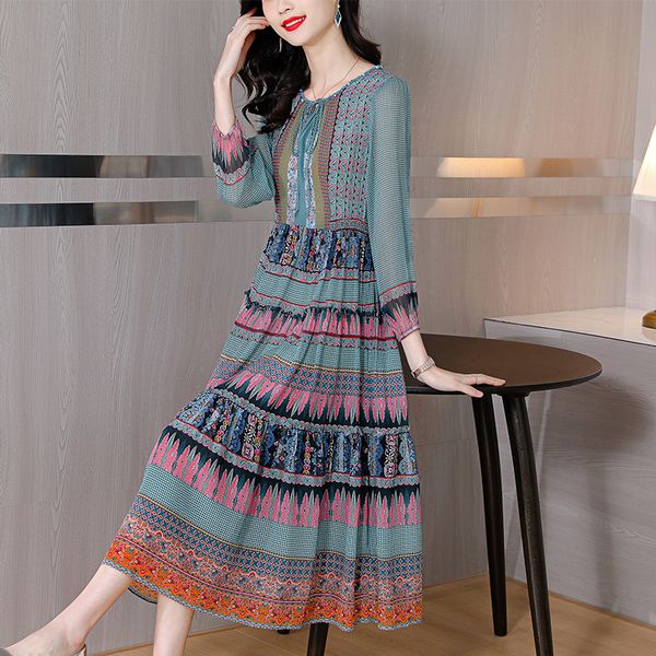 casual dresses green floral silk dress maxi dresses elegant bodycon party vestidos summer vintage casual 4xl size print midi dress 230316, Black;gray
casual dresses green floral silk dress maxi dresses elegant bodycon party vestidos summer vintage casual 4xl size print midi dress 230316, Black;gray