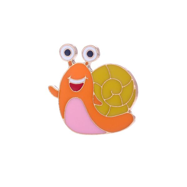 gold plated snail brooches for children cute japanese ins metal enamel paint cartoon animal lapel pins funny shirt bag accessories collar pi, Gray
gold plated snail brooches for children cute japanese ins metal enamel paint cartoon animal lapel pins funny shirt bag accessories collar pi, Gray