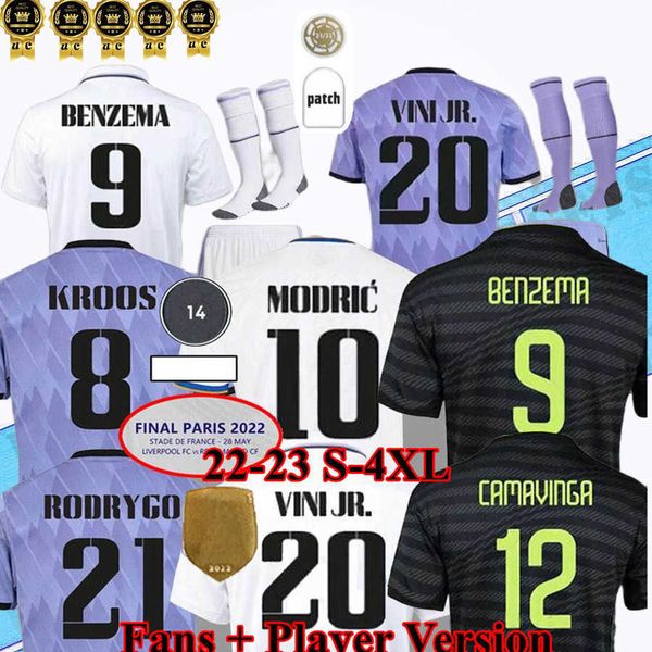s 4xl 2022 benzema finals soccer jerseys 22 23 football shirt vini jr camavinga tchouameni real madrids valverde hazard asensio modric camis, Black;yellow
s 4xl 2022 benzema finals soccer jerseys 22 23 football shirt vini jr camavinga tchouameni real madrids valverde hazard asensio modric camis, Black;yellow
