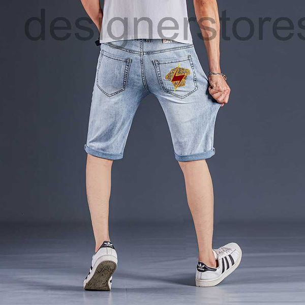 men's jeans designer summer thin embroidered quarter jeans fashion personality slim straight pants shorts 1xgj, Blue
men's jeans designer summer thin embroidered quarter jeans fashion personality slim straight pants shorts 1xgj, Blue