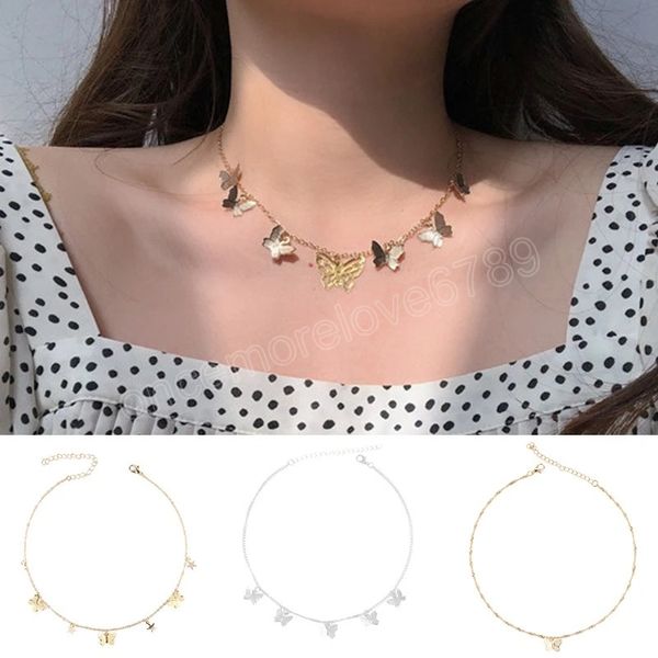 butterfly pendants neckalces for women clavicle choker chain girls short chain butterfly necklace wedding party jewelry, Silver
butterfly pendants neckalces for women clavicle choker chain girls short chain butterfly necklace wedding party jewelry, Silver