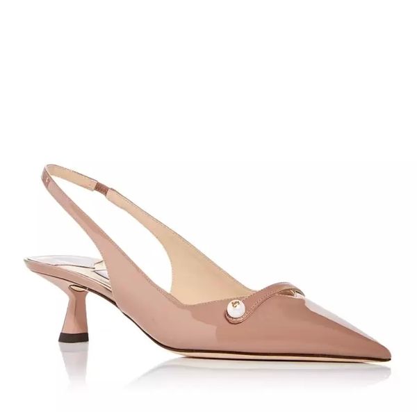 designer sandal women high heels amita 45mm patent pumps slingback shoes party wedding, Black
designer sandal women high heels amita 45mm patent pumps slingback shoes party wedding, Black