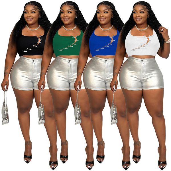 bulk wholesale women's tanks new fashion rhinestone pin personalized vest t-shirt crop tanks women streetwear y2k summer 9482, White
bulk wholesale women's tanks new fashion rhinestone pin personalized vest t-shirt crop tanks women streetwear y2k summer 9482, White
