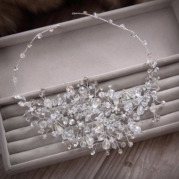 stingy brim hats bride handmade headdress crystal headband bridal accessories 230314, Blue;gray
stingy brim hats bride handmade headdress crystal headband bridal accessories 230314, Blue;gray