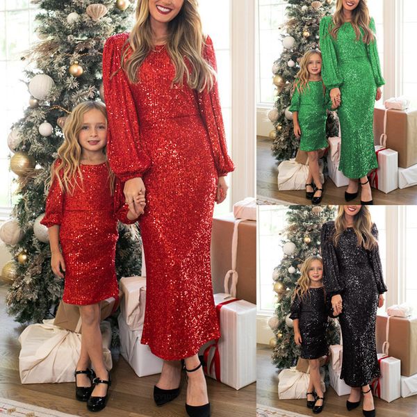 family matching outfits long sleeve family mathing mother and daughter dress party clothes red green black wedding sequins dresses for mom g, Blue
family matching outfits long sleeve family mathing mother and daughter dress party clothes red green black wedding sequins dresses for mom g, Blue