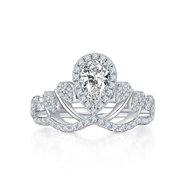 v queen water drop 925 silver plated white gold color moisan diamond women's ring
v queen water drop 925 silver plated white gold color moisan diamond women's ring