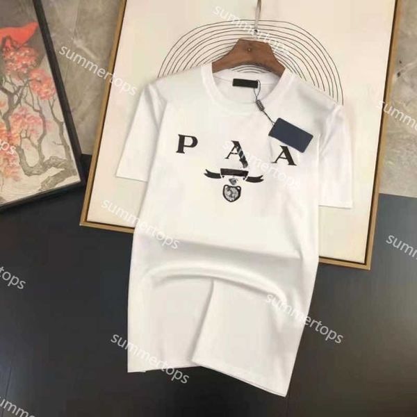 prad tshirt designer mens prad shirts cotton short sleeve crewneck classic solid color tshirt luxury casual oversize tees t708, White;black
prad tshirt designer mens prad shirts cotton short sleeve crewneck classic solid color tshirt luxury casual oversize tees t708, White;black