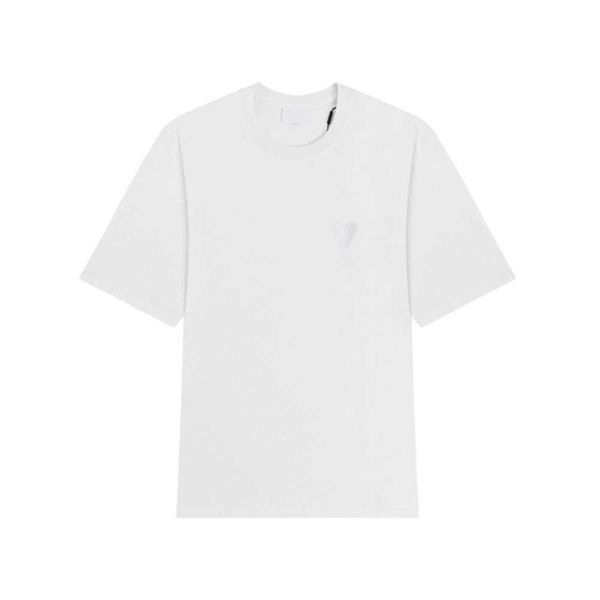 23new men's t-shirts paris designer amis t shirt macarone candy color love embroidery a hearts pure cotton short sleeves for men and wo, White;black
23new men's t-shirts paris designer amis t shirt macarone candy color love embroidery a hearts pure cotton short sleeves for men and wo, White;black