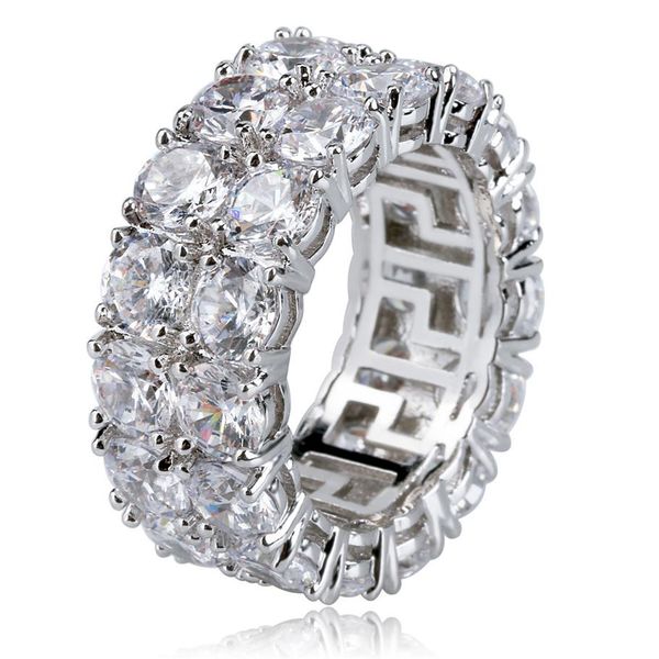 hip hop iced out copper gold silver color plated micro pave cz stone 2 row round ring men women charm jewelry263v
hip hop iced out copper gold silver color plated micro pave cz stone 2 row round ring men women charm jewelry263v