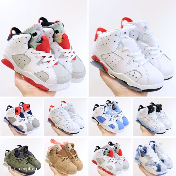 2023 children 6 basketball shoes for girls retro infrared carmine 6s unc toro hare maroon youth sports sneakers kids size eu28-35, Black
2023 children 6 basketball shoes for girls retro infrared carmine 6s unc toro hare maroon youth sports sneakers kids size eu28-35, Black