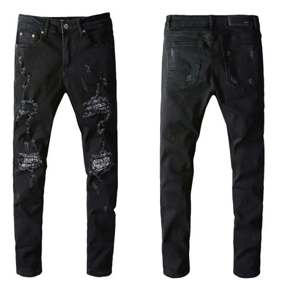 

2022 new arrivals amirs mens luxury designer denim jeans holes trousers jean coolguy biker pants man clothing #666 rng, Blue