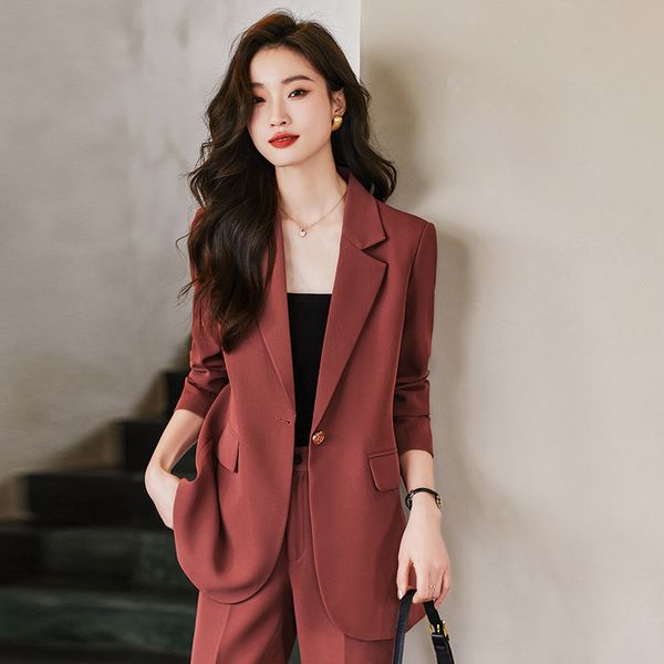 women's suits blazers formal uniform styles women business suits with pants and jackets coat spring professional ol work wear pantsuits, White;black
women's suits blazers formal uniform styles women business suits with pants and jackets coat spring professional ol work wear pantsuits, White;black