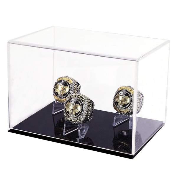 3 slot championship ring display case box | baseball basketball softball hockey high school tournament finalist college class team sport cha, Black;white
3 slot championship ring display case box | baseball basketball softball hockey high school tournament finalist college class team sport cha, Black;white