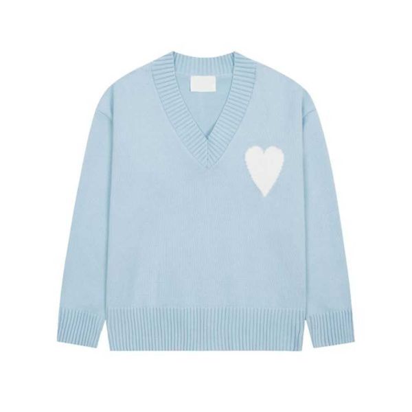 23new men's sweaters paris fashion mens designer amies knitted embroidered red heart solid color big love round neck short sleeve 04e7, White;black
23new men's sweaters paris fashion mens designer amies knitted embroidered red heart solid color big love round neck short sleeve 04e7, White;black