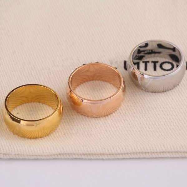 fashion designer ring v letter engrave band rings luxury jewelry titanium steel gold-plated craft women men jewelry size 6-9 no box, Slivery;golden
fashion designer ring v letter engrave band rings luxury jewelry titanium steel gold-plated craft women men jewelry size 6-9 no box, Slivery;golden