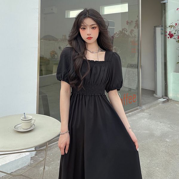casual dresses y2k dress women elegant gothic vintage black casual princess party midi dress office lady korean fashion short sleeve summer, Black;gray
casual dresses y2k dress women elegant gothic vintage black casual princess party midi dress office lady korean fashion short sleeve summer, Black;gray