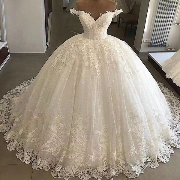 lace ball gown wedding dresses vestios de novia bridal gown plus size applique illusion back country dress bride party wear custom plus size, White
lace ball gown wedding dresses vestios de novia bridal gown plus size applique illusion back country dress bride party wear custom plus size, White