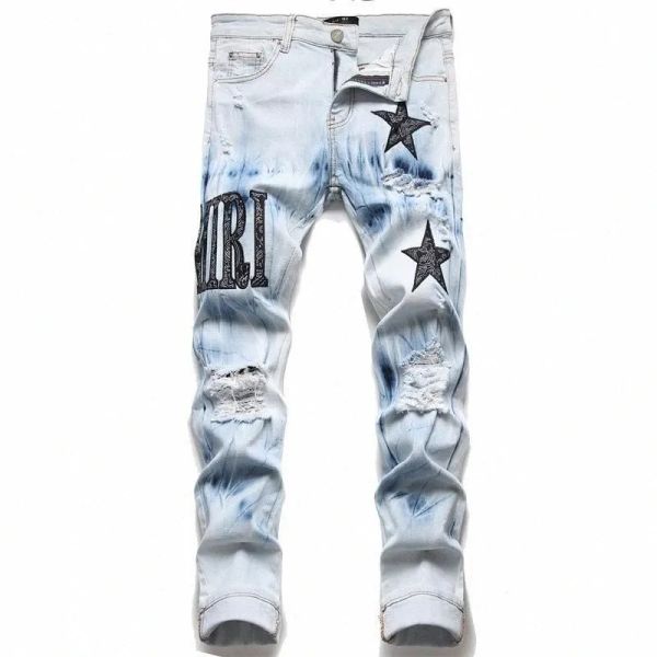 mens jeans designer hiking pant ripped hip-hop fashion brand pantalones vaqueros para hombre motorcycle embroidery close-fitting slim nmr, Blue
mens jeans designer hiking pant ripped hip-hop fashion brand pantalones vaqueros para hombre motorcycle embroidery close-fitting slim nmr, Blue