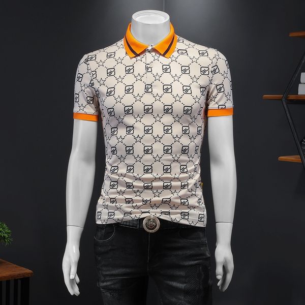 2023 new lapel print fashion polo shirt men's cotton short sleeve business slim fit t-shirt male summer vintage casual polo m-3xl, White;black
2023 new lapel print fashion polo shirt men's cotton short sleeve business slim fit t-shirt male summer vintage casual polo m-3xl, White;black