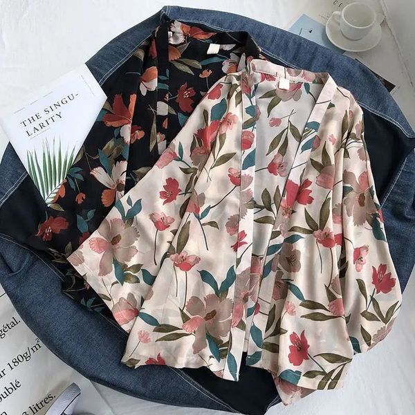 casual dresses summer chiffon coverups ladies floral shirts blouses bohemia scarfs beach wear kimono dress for women swimsuit 230314, Black;gray
casual dresses summer chiffon coverups ladies floral shirts blouses bohemia scarfs beach wear kimono dress for women swimsuit 230314, Black;gray