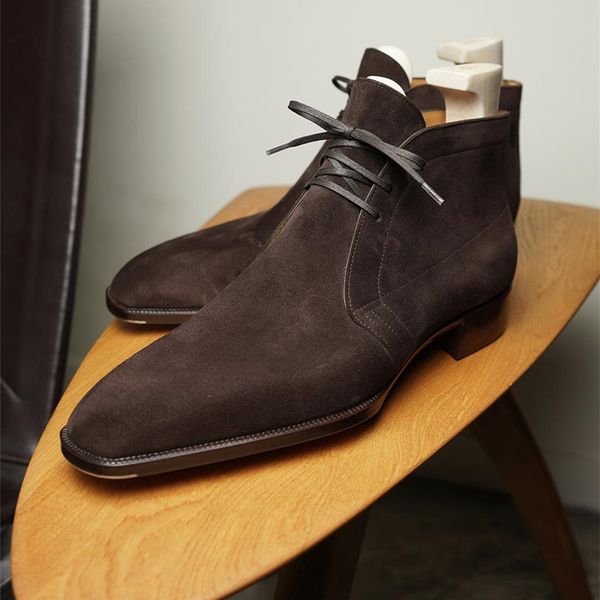 brown suede mens ankle boots square toe lace-up ankle strap flock desert boots coffee men boots, Black
brown suede mens ankle boots square toe lace-up ankle strap flock desert boots coffee men boots, Black