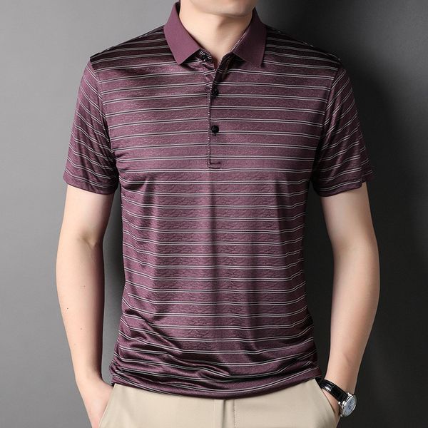 men's polos arrival men polo shirt striped short sleeve thin summer clothing loose fit man's polo shirt korean collared shirt 2303, White;black
men's polos arrival men polo shirt striped short sleeve thin summer clothing loose fit man's polo shirt korean collared shirt 2303, White;black