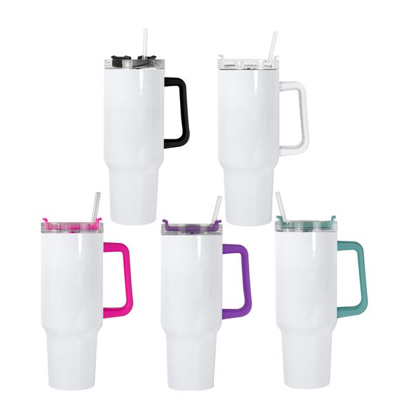 40oz sublimation tumbler with colored handle lid straw blank white stainless steel travel mug vacuum insulated water bottle drinking tumbler
40oz sublimation tumbler with colored handle lid straw blank white stainless steel travel mug vacuum insulated water bottle drinking tumbler