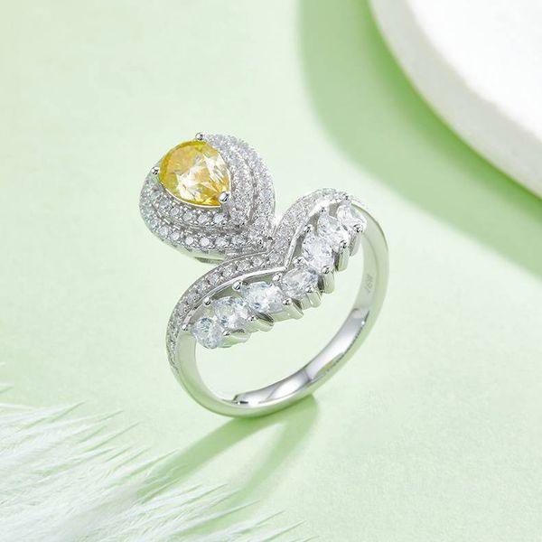 designer v-shaped pearl water drop 925 silver plated platinum colored mosang women's ring
designer v-shaped pearl water drop 925 silver plated platinum colored mosang women's ring