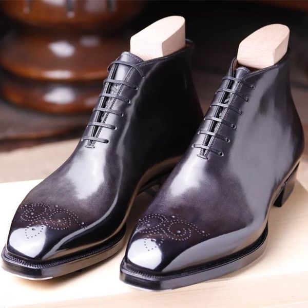 mens short boots brown black lace-up square toe ankle handmade business cowboy boots fashion mens boots zapatos hombre
mens short boots brown black lace-up square toe ankle handmade business cowboy boots fashion mens boots zapatos hombre