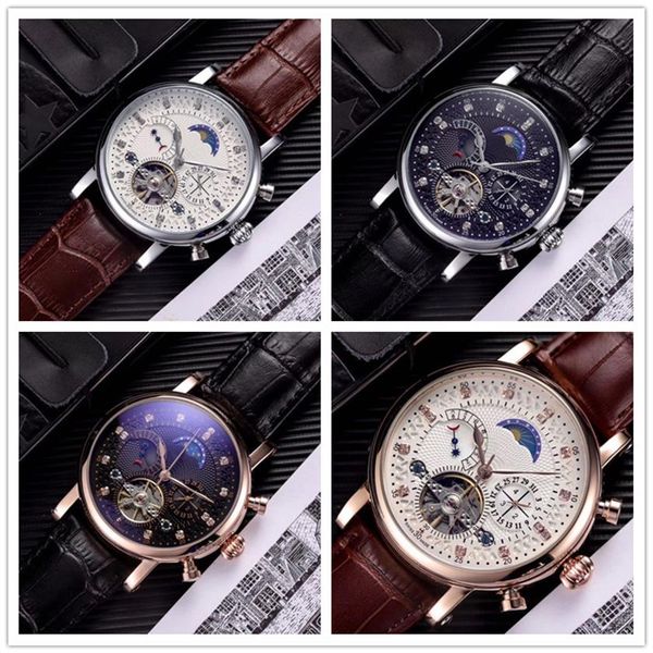 fashion swiss watch leather tourbillon watch automatic men wristwatch men mechanical steel watches relogio masculino clock262g, Slivery;brown
fashion swiss watch leather tourbillon watch automatic men wristwatch men mechanical steel watches relogio masculino clock262g, Slivery;brown