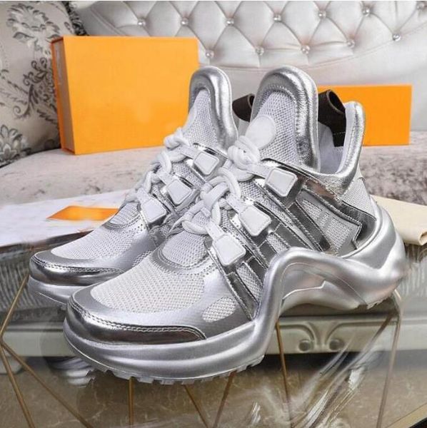 designer archlight shoes trainer black leather sneakers women men mesh breathable bows platform sneaker size 35-45
designer archlight shoes trainer black leather sneakers women men mesh breathable bows platform sneaker size 35-45