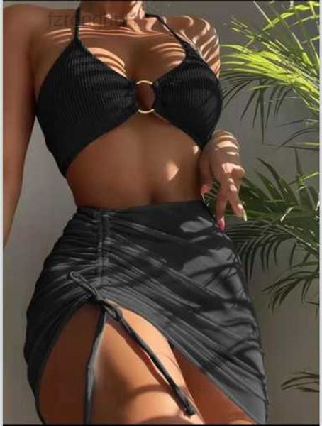 women's swimwear 2022 new split bikini swimsuit slim long skirt three-piece swimming o33e, White;black
women's swimwear 2022 new split bikini swimsuit slim long skirt three-piece swimming o33e, White;black