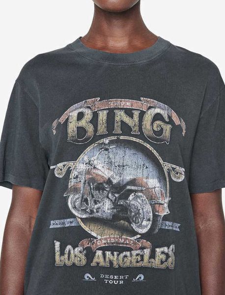23ss anine bing women fashion classic cotton tee ab new los angeles motorcycle t-shirt letter printing black gray cotton women short sleeve, White
23ss anine bing women fashion classic cotton tee ab new los angeles motorcycle t-shirt letter printing black gray cotton women short sleeve, White