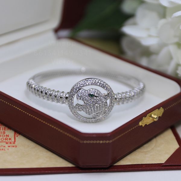 panthere bangle charm bangle for woman designer diamond emerald gold plated 18k t0p t0p quality official reproductions classic style luxury, Black
panthere bangle charm bangle for woman designer diamond emerald gold plated 18k t0p t0p quality official reproductions classic style luxury, Black