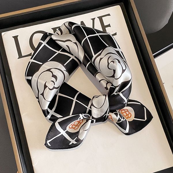 new twill silk shawls women's small square scarf professional decoration small scarf headband tie bag digital printing scarf 53x53cm, Blue;gray
new twill silk shawls women's small square scarf professional decoration small scarf headband tie bag digital printing scarf 53x53cm, Blue;gray