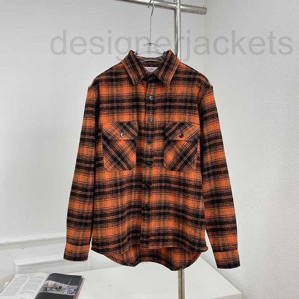 women's blouses & shirts designer black orange plaid men's and women's shirt loose casual couple wool coat trend 9o8b, White
women's blouses & shirts designer black orange plaid men's and women's shirt loose casual couple wool coat trend 9o8b, White