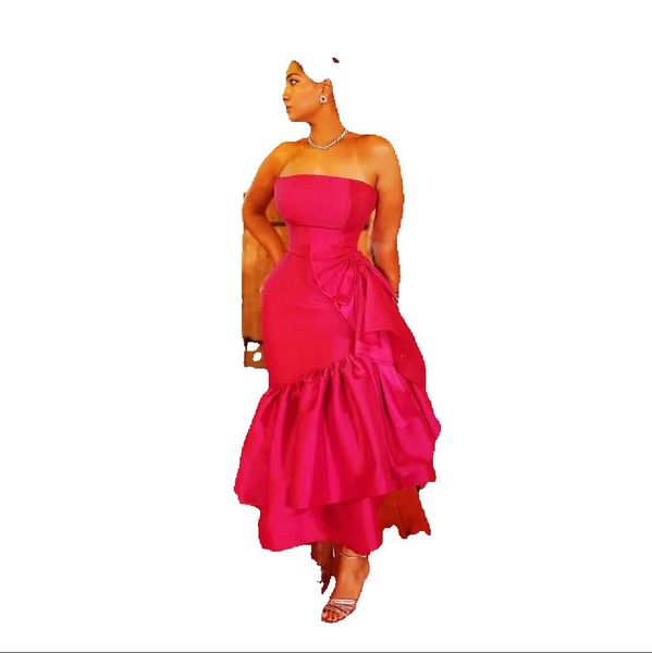 mermaid satin prom dresses tiered evening gowns formal party saudi arabic special satin strapless, Black
mermaid satin prom dresses tiered evening gowns formal party saudi arabic special satin strapless, Black