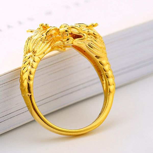 women men ring unique dragon head design real 18k yellow gold filled classic fashion finger band size 7 vintage jewelry gift, Golden;silver
women men ring unique dragon head design real 18k yellow gold filled classic fashion finger band size 7 vintage jewelry gift, Golden;silver