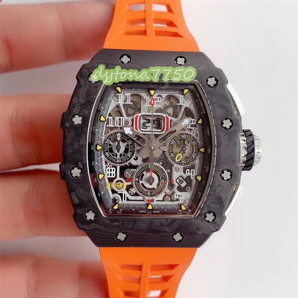 2023 kv watches11-03 is equipped with 7750 multi-function timing movement ergonomic carbon fiber case sapphire mirror natural rubber band de, Slivery;golden
2023 kv watches11-03 is equipped with 7750 multi-function timing movement ergonomic carbon fiber case sapphire mirror natural rubber band de, Slivery;golden