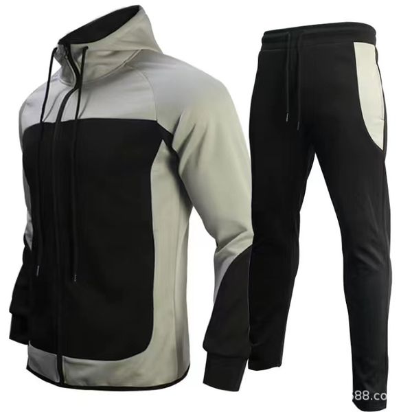 men's tracksuits designer track suit men hoodie coat outdoor running fitness sweatsuit loose long sleeved trousers sweater, Gray
men's tracksuits designer track suit men hoodie coat outdoor running fitness sweatsuit loose long sleeved trousers sweater, Gray