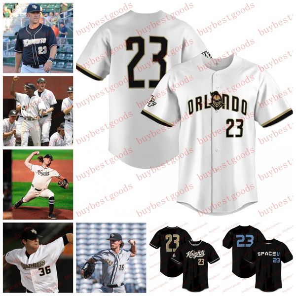 Image of Baseball Knights Jersey Ucf 7 Ben Rushing 12 John Montes Brogan Napier 32 Jason Ambos 26 Andrew Brait 22 Cole Russo Ucf Jerseys Stitched